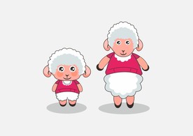 绵羊卡通吉祥物