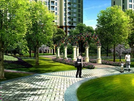 园林景观 住宅景观 园林效果图