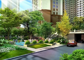 园林景观 住宅景观 园林效果图