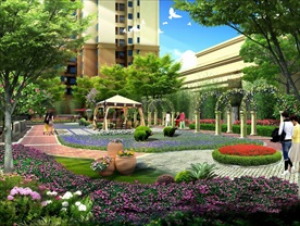 园林景观 住宅景观 园林效果图