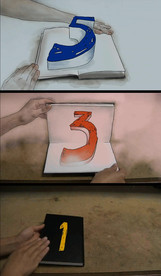 创意书本翻页5秒倒计时