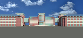 吉林大学鼎新楼三维模型