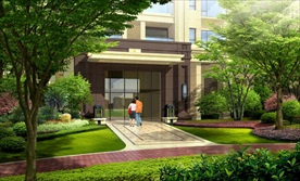 园林景观 住宅景观 园林效果图