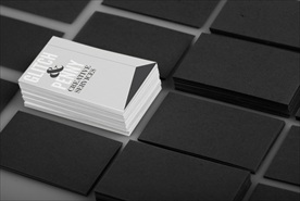 高端烫金工艺名片效果图样机