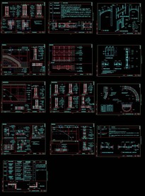 隔墙CAD大样节点