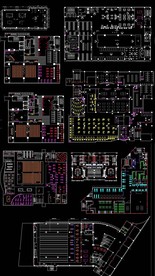健身会所专用cad平面图