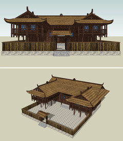 土家吊脚楼建筑