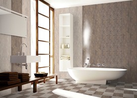 洗手间 时尚 漂亮 空间效果