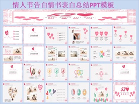 情人节告白情书表白总结PPT模