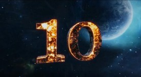 大气质感数字10秒倒计时