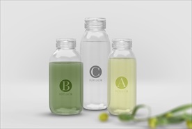 透明玻璃瓶包装样机