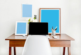 笔记本办公VI样机图片