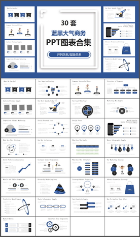 商务数据图表分析年终总结PPT