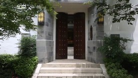 古代建筑大气开门