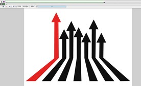 箭头往前散开向上6秒