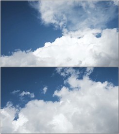 蓝天白云延时动态