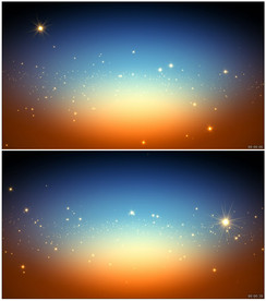 4K唯美粒子星空彩色宇宙背景