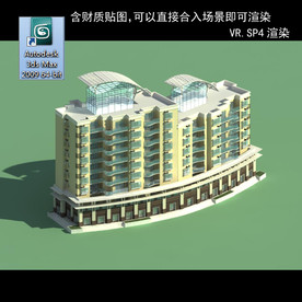 多层建筑 景观 小区 地产 楼