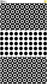 黑白vj圆形圆圈图案背景