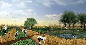 建筑景观效果图图片