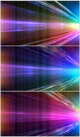 4K彩虹粒子射线光线特效背景