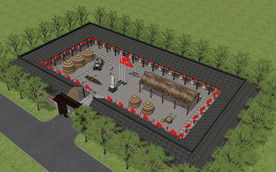 民风农家院SU模型