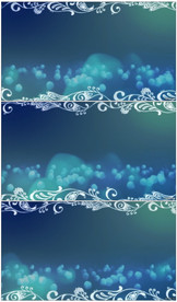 唯美复古蓝色中式花纹边框背景