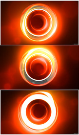 4K火焰燃烧光环大气简约背景