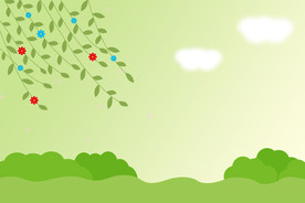 小清新春天背景图片