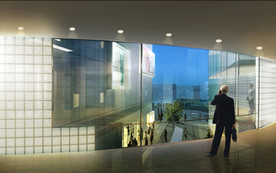 空中夜景景观效果图