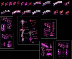 旋转楼梯大样图