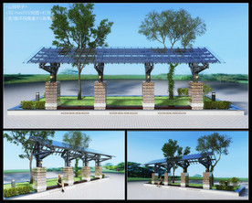 公园休息亭
