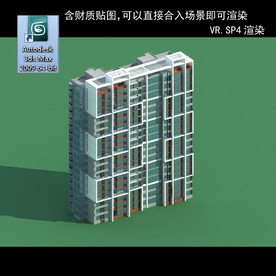 高层住宅 小区 住宅 室外