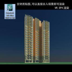 高层住宅 小区 住宅 室外