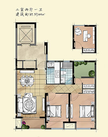 户型图 家配图 手绘