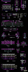 广场护栏CAD施工图
