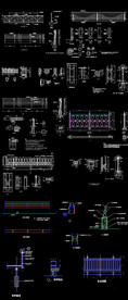 CAD栏杆图集