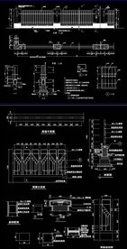 铁艺围栏设计大样图