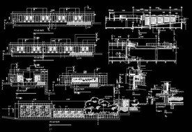 广场围墙建筑图纸