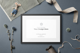 奖状证书相框展示文件图片