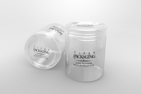 两个桶包装样机图片