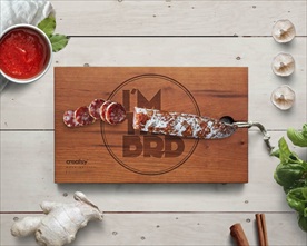 厨房用品菜板样机图片