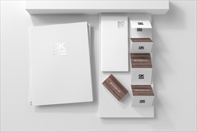 八折页折页样机效果图