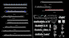岸边围栏CAD施工图