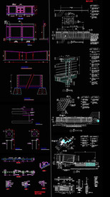别墅院墙建筑图纸