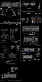 住宅围墙CAD图纸
