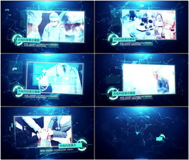 震撼大气plexus点线科技