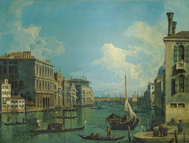 高清大运河全景油画