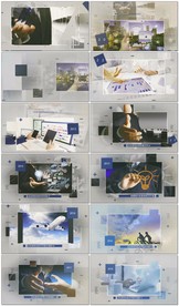 简洁商务时间线图文展示AE模板