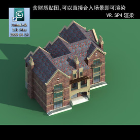 中式建筑 中式多层建筑 别墅